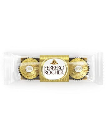 Ferrero Rocher Fine Hazelnut Chocolate, (3) 37.5g
