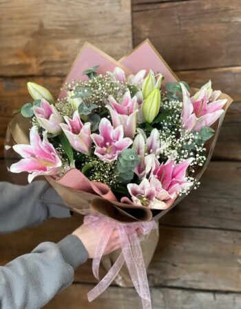 Pink Lilies Bouquet