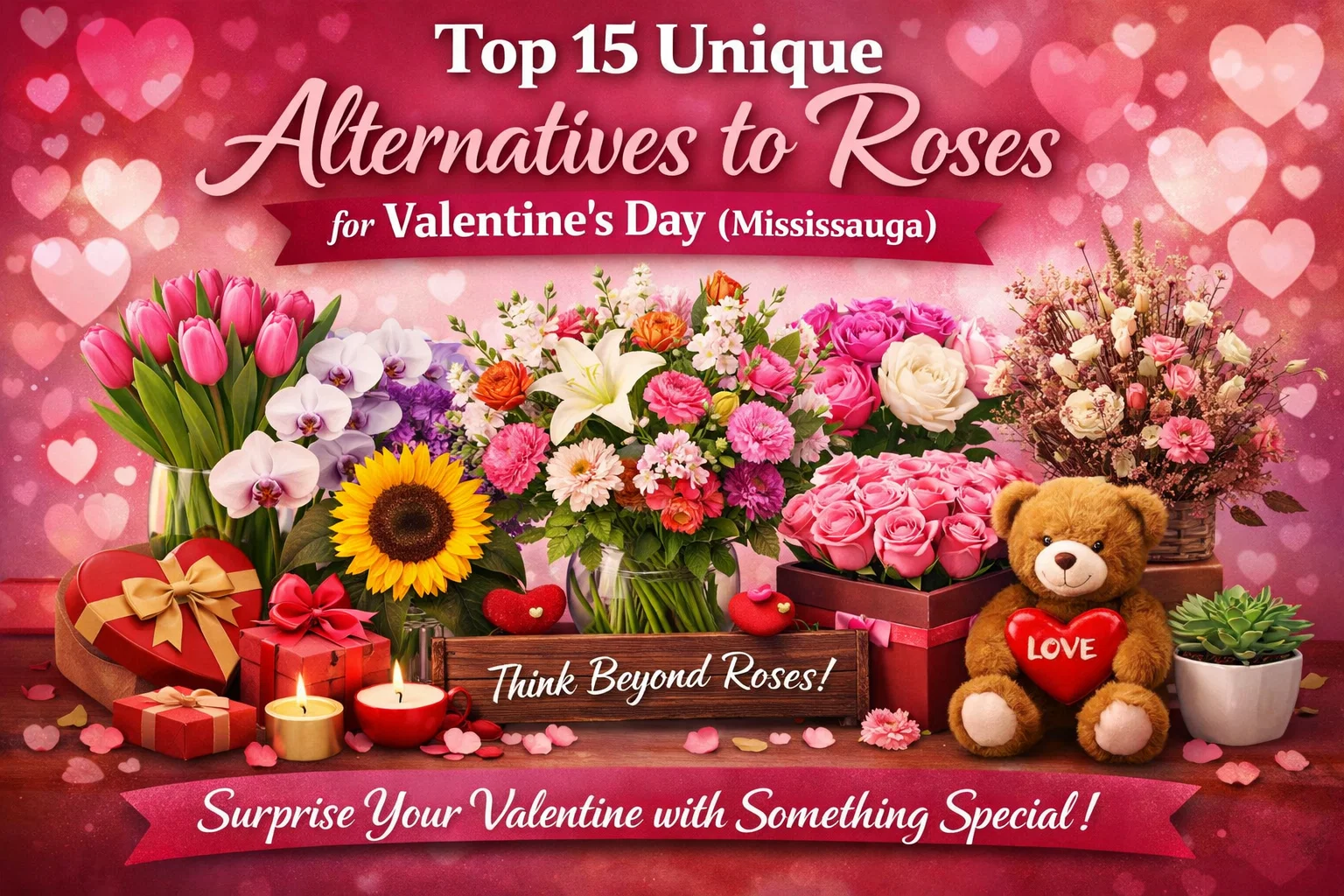 Top 15 Unique Alternatives to Roses for Valentine’s Day (Mississauga) 